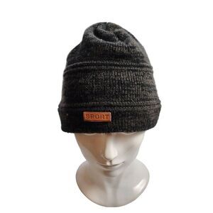 Sport Faux Fur Lined Winter Cap, One Size, Grey